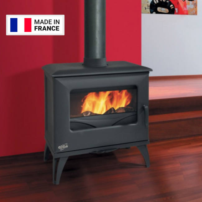 Poêle à bois Cube Godin 6.5kW – Image 2