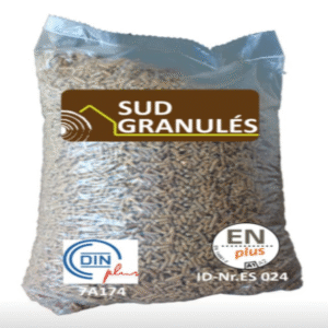 Pellets de Bois DIN+ Sud’ Granulés - Économie d'énergie optimale