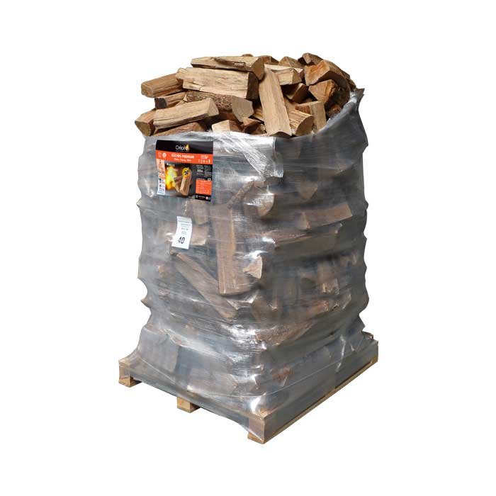 Bûches Premium Crépito bois de chauffage aulne alternative faible humidité