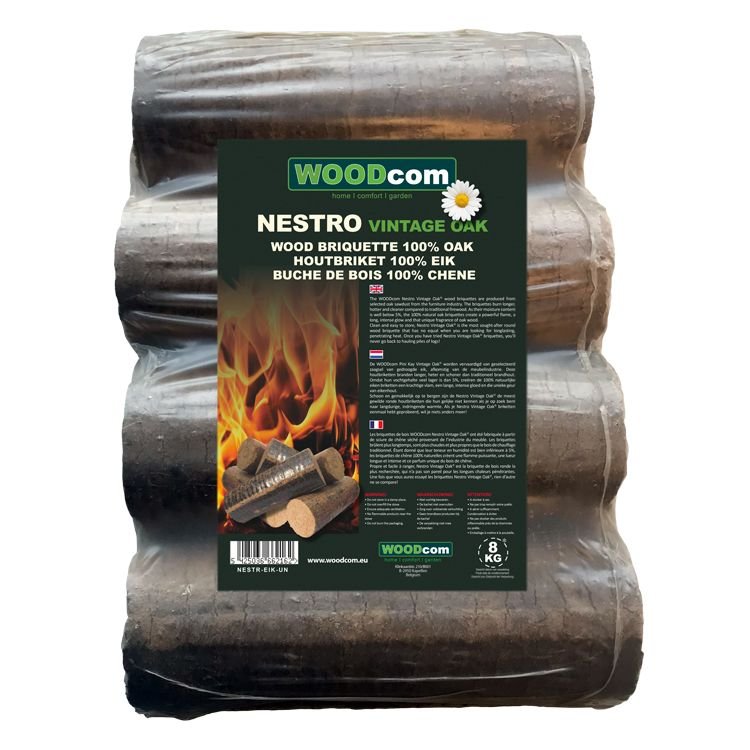 Paquet d'essai briquettes Nestro chêne - bois de chauffage Rennes