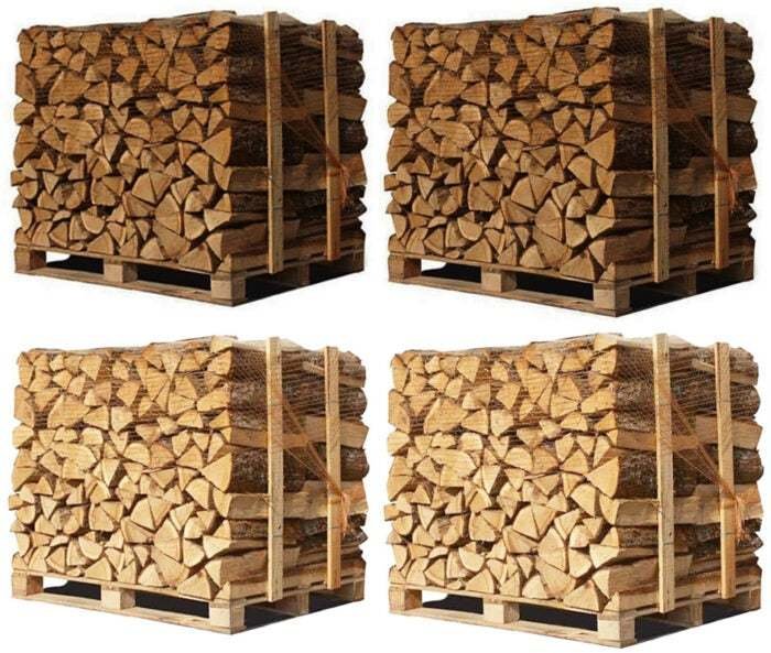 Bois de chauffage en palette
