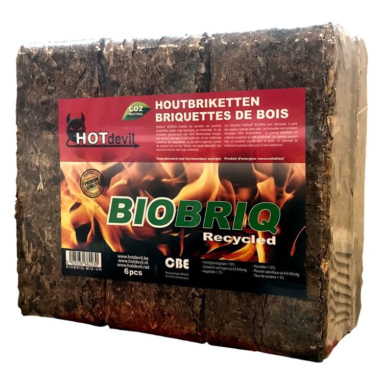 Briquettes BioBriq MegaRuf - atlantique bois de chauffage