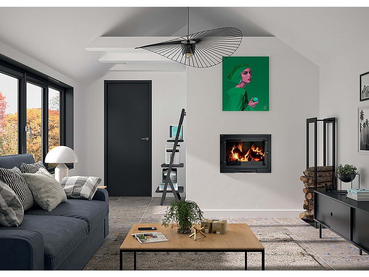 Foyer à bois raccordable 700 EOS – 8 KW – Image 2