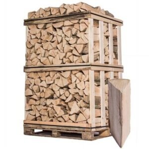 Palette Bois de Chauffage 45 cm - 3 stères, sec certifié